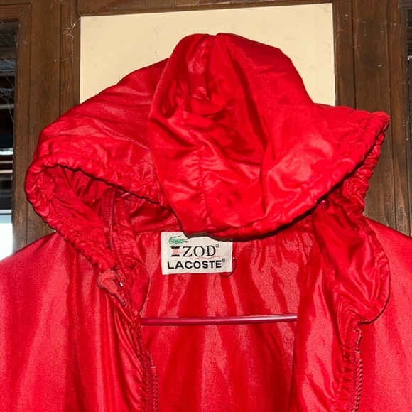 VINTAGE Lacoste Izod windbreaker / rain jacket - Picture 4 of 4